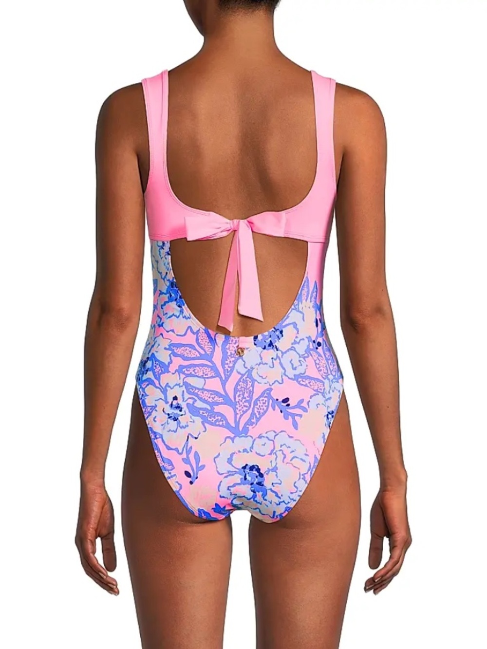 NWT Lilly Pulitzer Cashel One-Piece Swimsuit Sz 10 Totally Koalafied Pink Floral - Picture 3 of 5